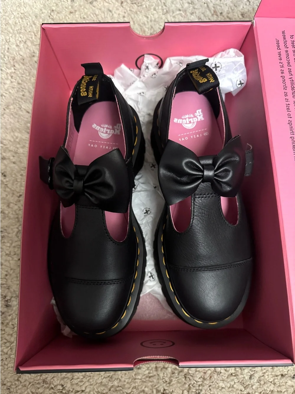 Dr. Martens x Lazy Oaf Bethan Leather Platform Bex Sole Mary Jane Size 7 NEW